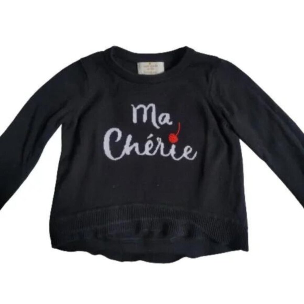 Kate Spade Girls Sweater Ma Cherries Knit Size 2T - Picture 2 of 6